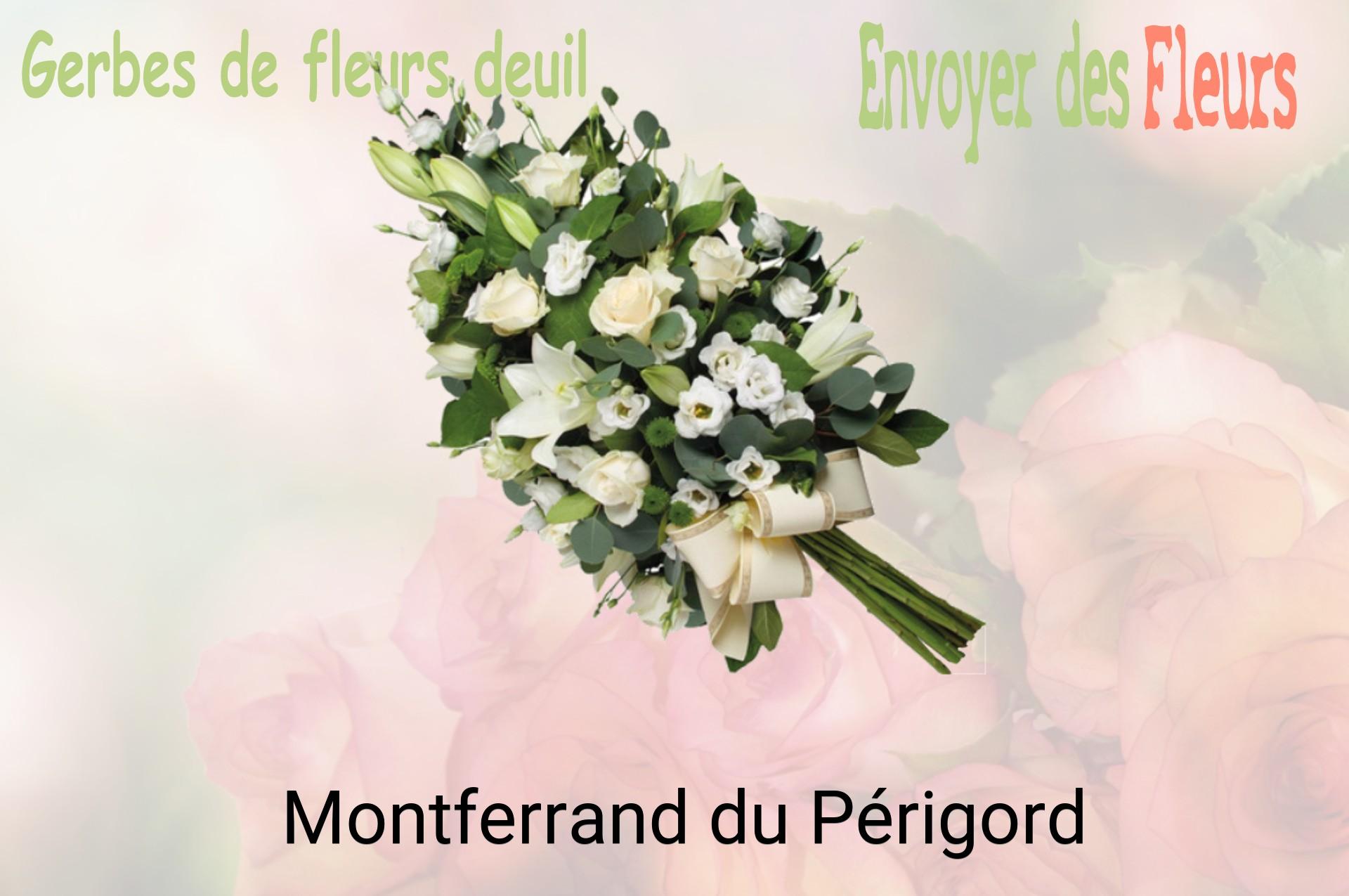 Gerbe de fleurs de deuil livrée à Montferrand-du-Périgord